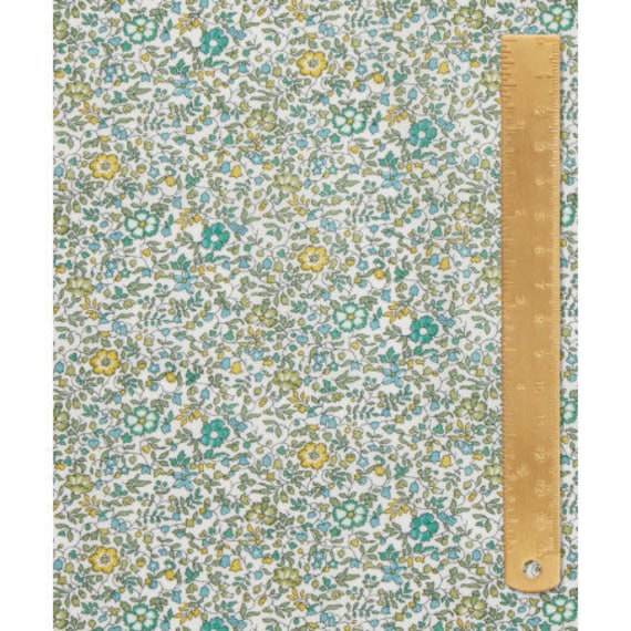 Katie and Millie F Green Liberty of London Tana Lawn Fabric - Tana Lawn Cotton