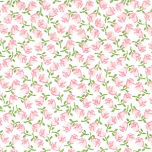 Pink Rose Fabric by Fabric Finders 2038