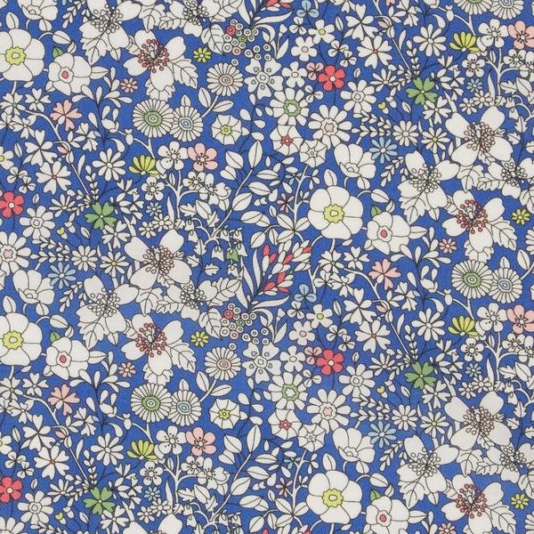 June's Meadow Blue - Liberty of London Fabric Tana Lawn Cotton