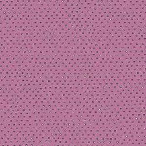 Puede incluir: Una tela estampada en rosa y negro con un brillo sutil. La tela está cubierta de pequeños círculos repetidos.