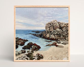 Monterey Coast // Kalifornien Kunstdruck // Original Wandkunst