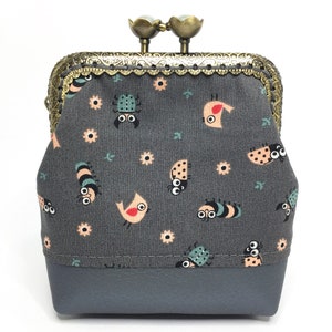 Clip Wallet Fabric Wallet Damas Girls Wallet Wallet Pouch Coin Bag Case