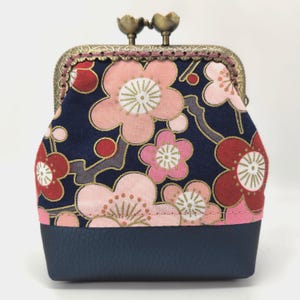 Clip wallet fabric purse bag coin purse flowers spring flowers Mother&#39;s Day gift