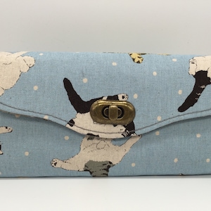 Cartera larga Bolsa de tela Cartera Cat