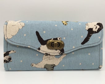 Long Wallet Fabric Bag Wallet Cat