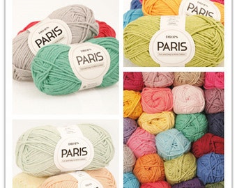 6 Colores 100/% Algodón 50g Hielo hilados de algodón natural Multi Color wool//yarn