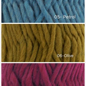 Garnstudio DROPS Eskimo Super Bulky yarn14ply 50g, 100% wool, feltable knitting yarn image 5