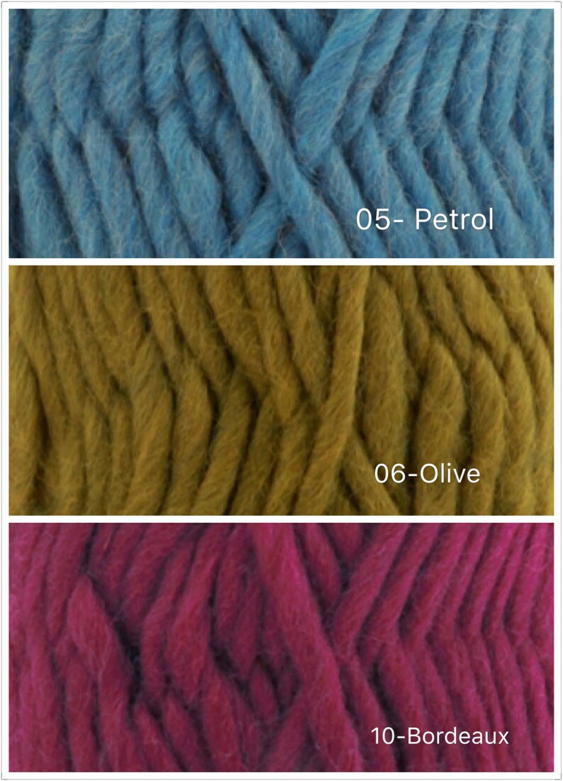 Garnstudio DROPS Eskimo Super Bulky yarn14ply 50g, 100% wool, feltable knitting yarn image 5