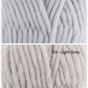 Garnstudio DROPS Eskimo Super Bulky yarn14ply 50g, 100% wool, feltable knitting yarn image 6