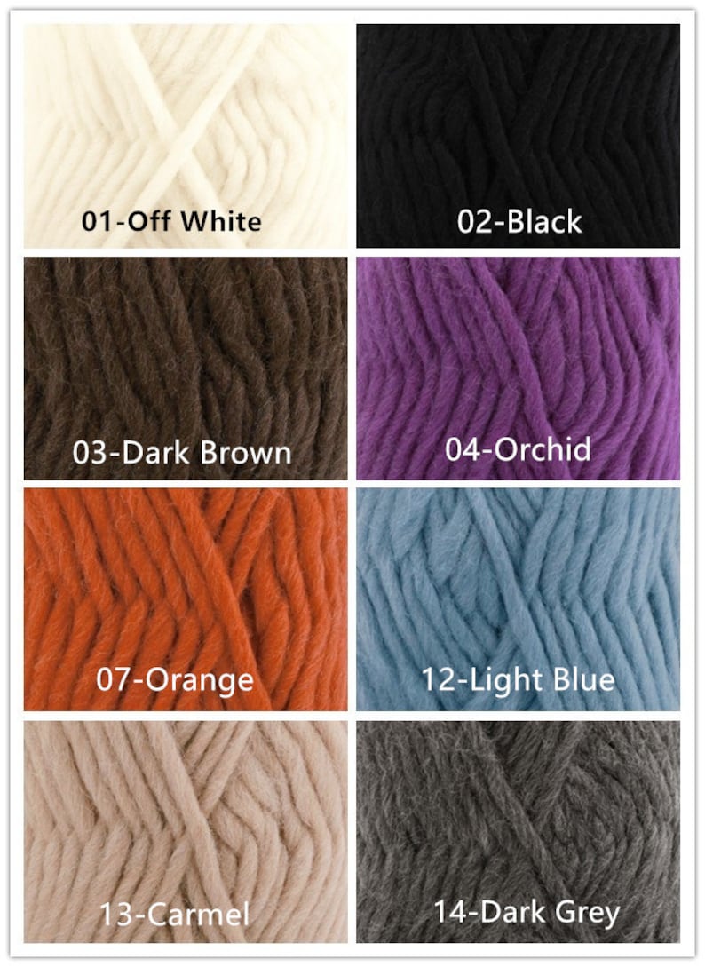Garnstudio DROPS Eskimo Super Bulky yarn14ply 50g, 100% wool, feltable knitting yarn image 2