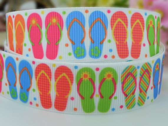 flip flop ribbon craft