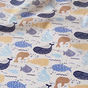 Fish Print Fabric -  UK