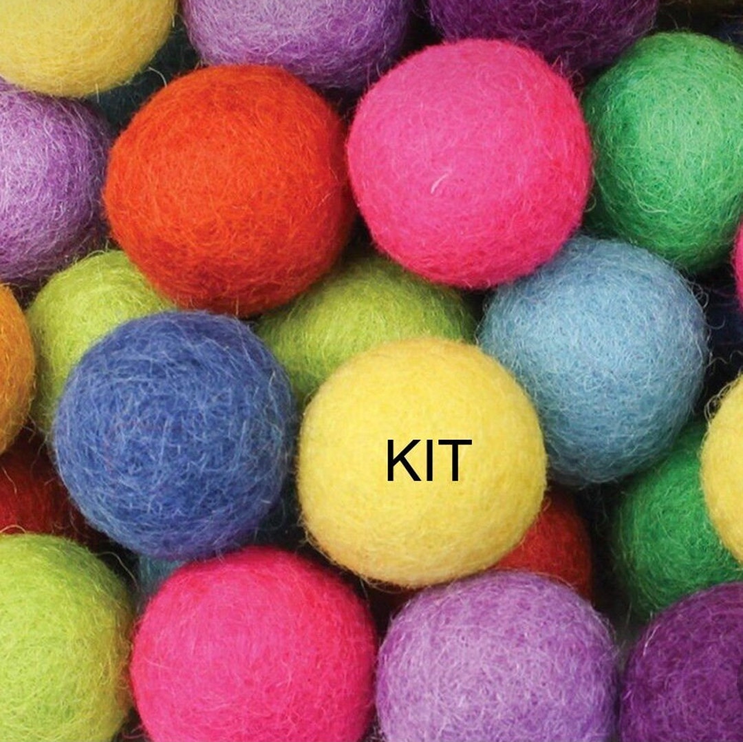Cat Toy Kit Felted Ball Kit / Felted Cat Toys Kit / Felted Etsy UK