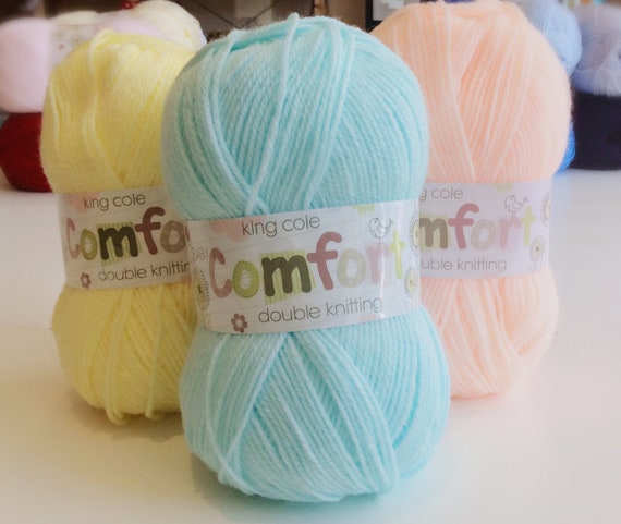 King Cole Comfort Dk Yarn 100gm Per Bal Double Knit Yarn 40 Etsy