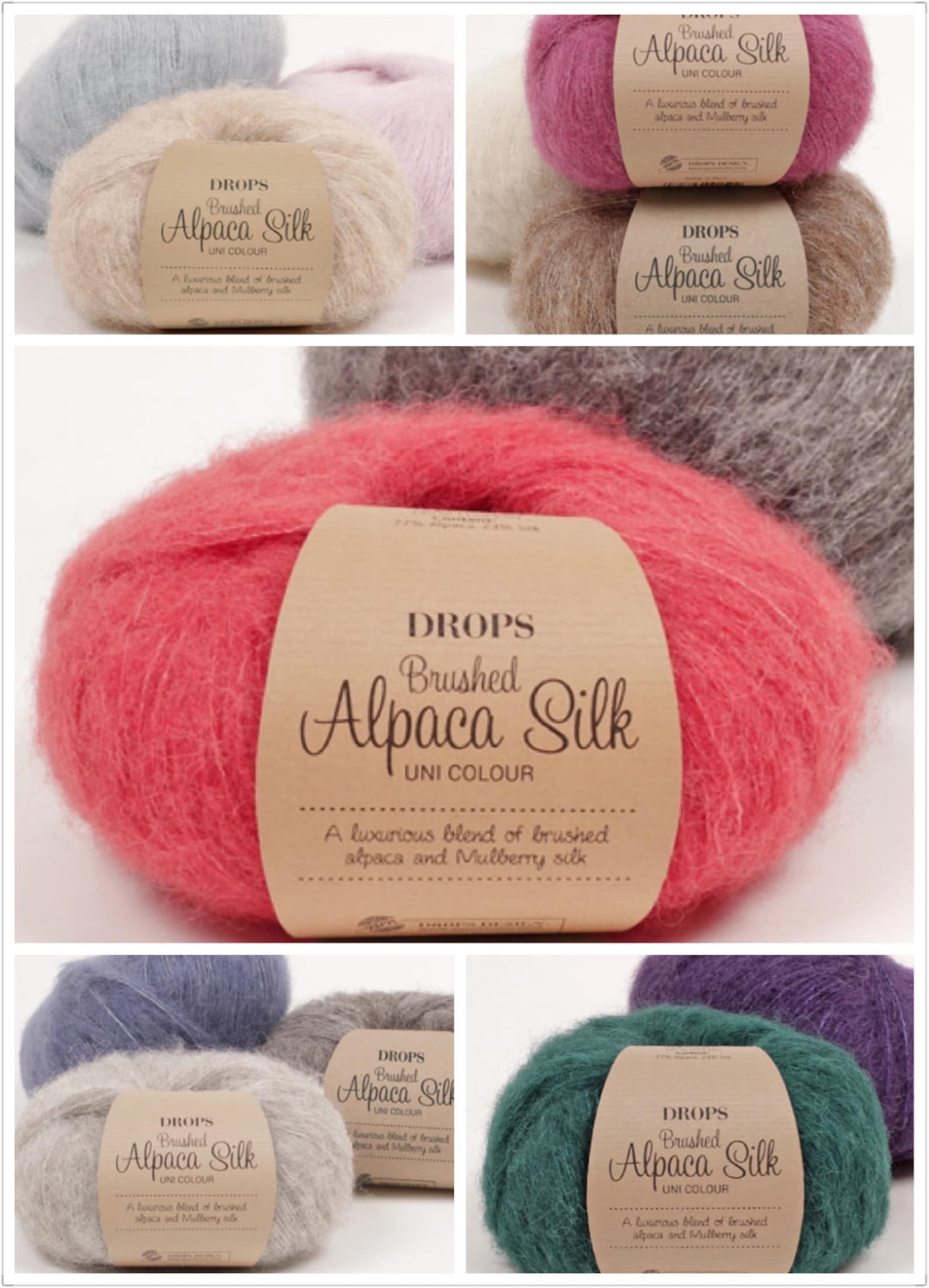 Купить Пряжу Brushed Alpaca Silk