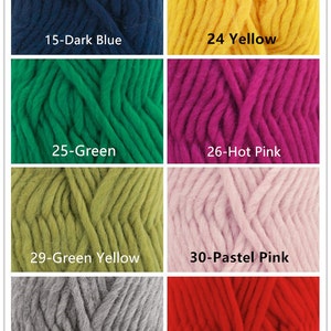 Garnstudio DROPS Eskimo Super Bulky yarn14ply 50g, 100% wool, feltable knitting yarn image 3