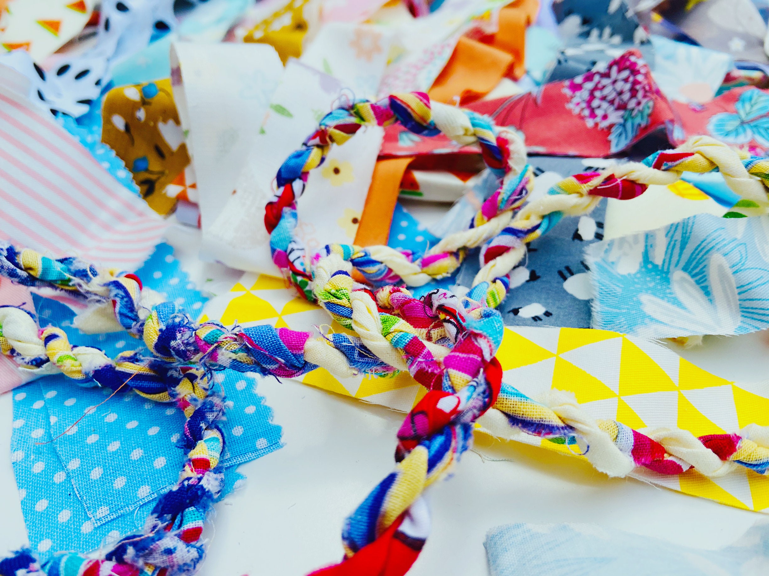 Fabric Strips Rag Rug Fabric 100 Cotton / Strips for Making Etsy UK