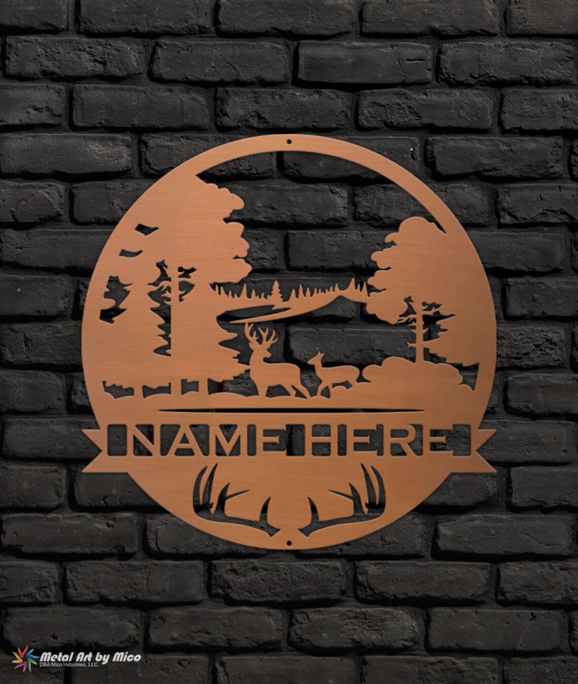 Custom Metal Hunting Sign Etsy