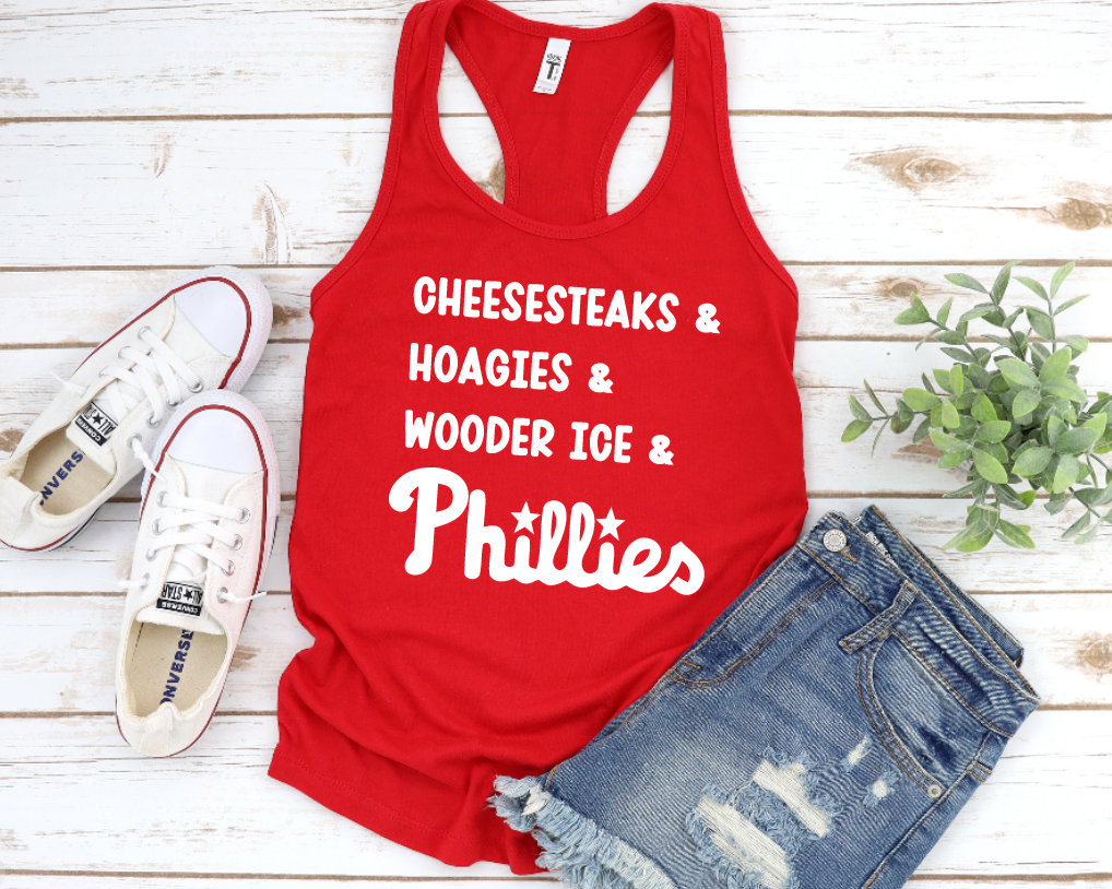 KimmiesKorner Philadelphia Phillies | Ladies Tank Top | Baseball Shirt