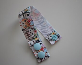 flower crown critters cloth pad drying strap size 20 snaps