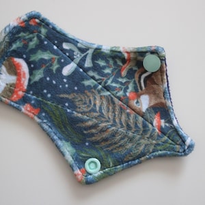 6&quot; thong liner -  winter critters minky / softshell back 2