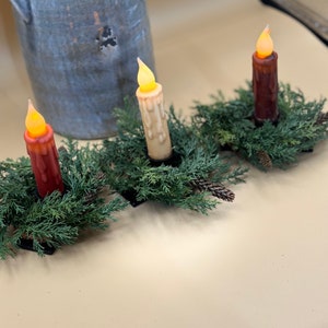 4in LED Dipped Timer Taper