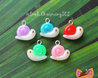 Kawaii Snail Charm
