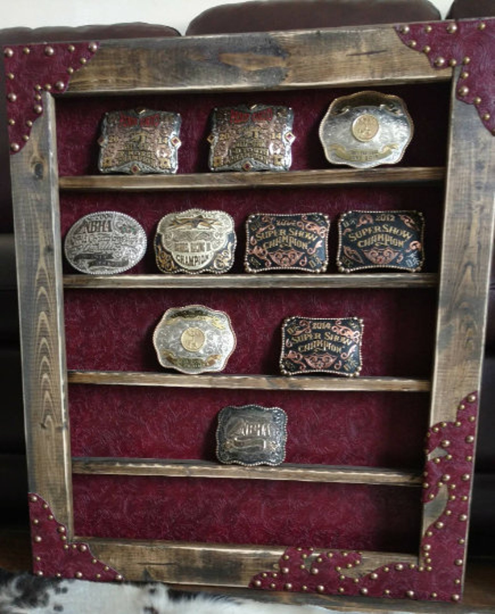 5 Shelf Buckle Display Holds 15 to 20 Buckles NO PICTURE Etsy