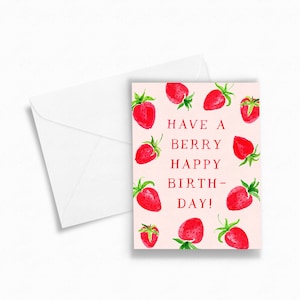 Berry Happy Birthday Card