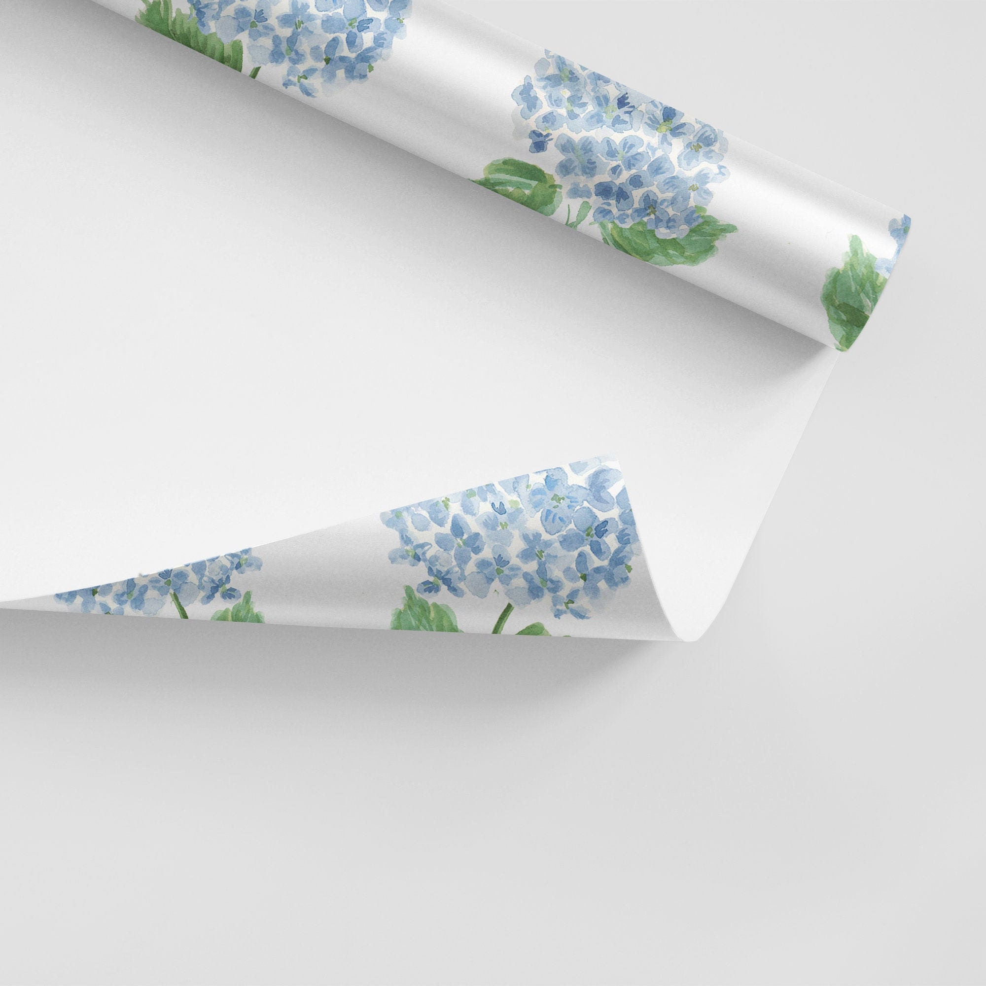 Discover Blue Hydrangeas Wrapping Paper