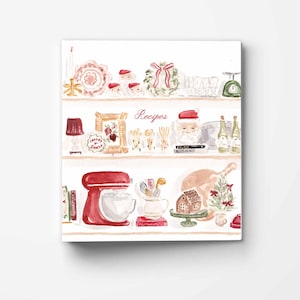 Christmas Recipe Binder - Kitchen Shelves Holiday Edition