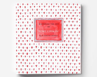 Customizable Recipe Binder - 3-Ring Binder with Optional Tab Dividers, Julia Child Inspired Recipe Binder, Mastering the Art of Home Cooking