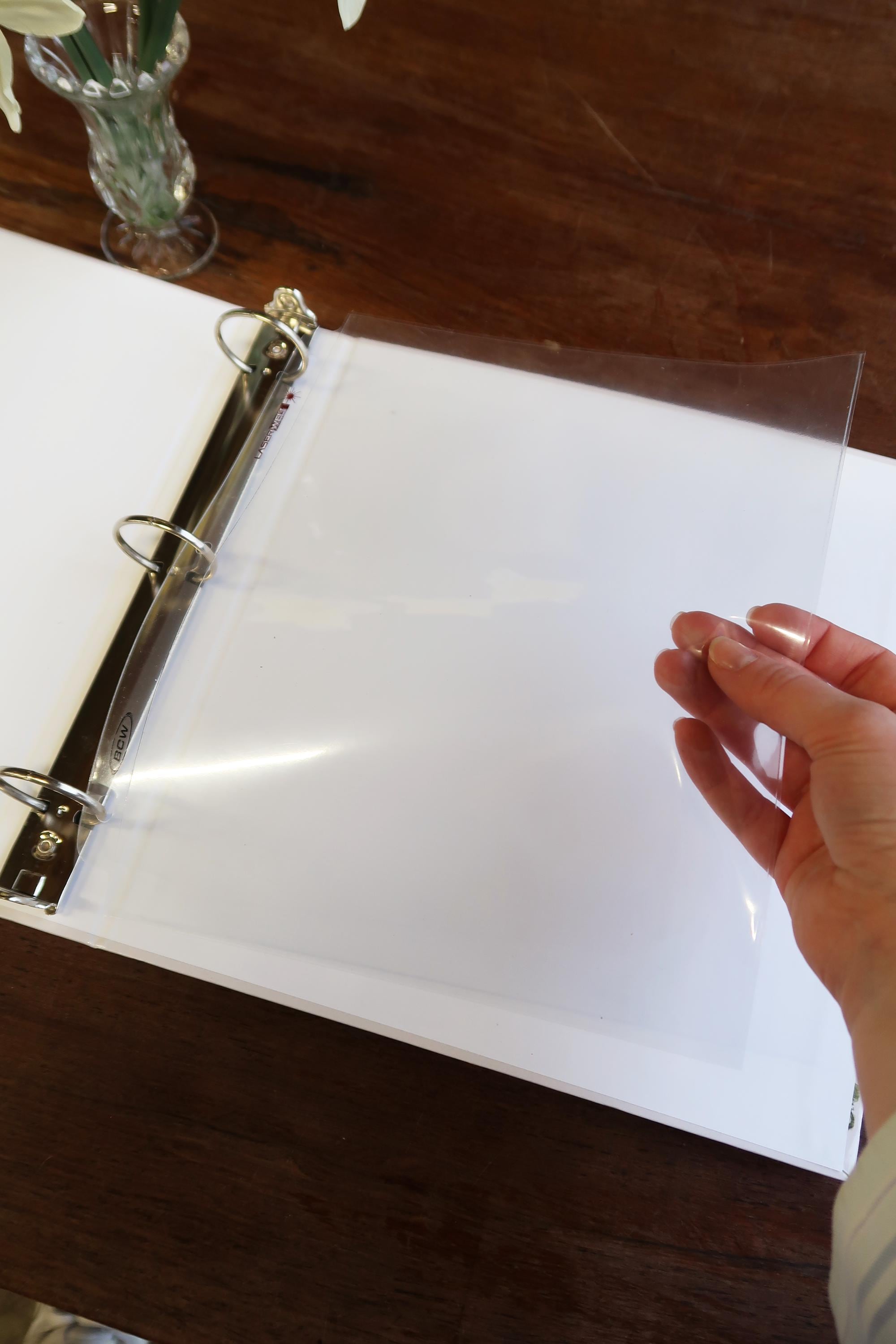 recipe card protectors for binder Toucan Craft Supplies Recipe Card Protectors, Refill Sheets for 3 Ring Binders, Recipe Book Pocket Page Sheet Protectors