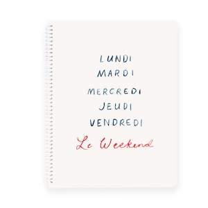Le Weekend Spiral Notebook