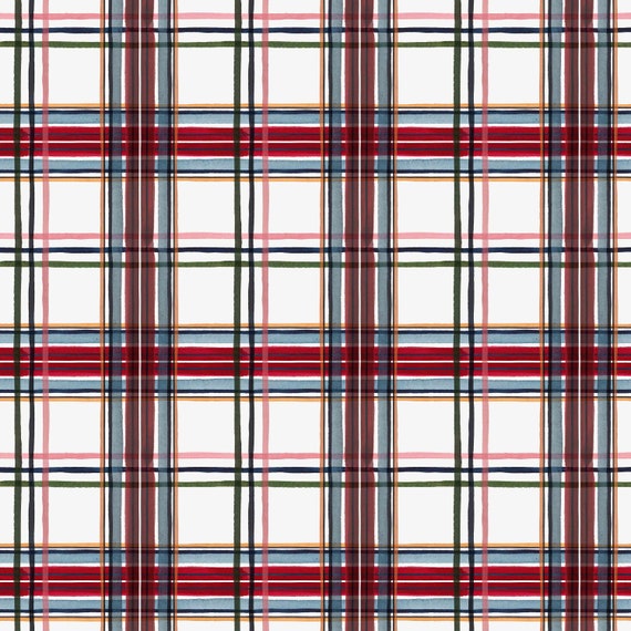 30 x 16' Christmas Plaids & Icons Wrapping Paper by Place & Time