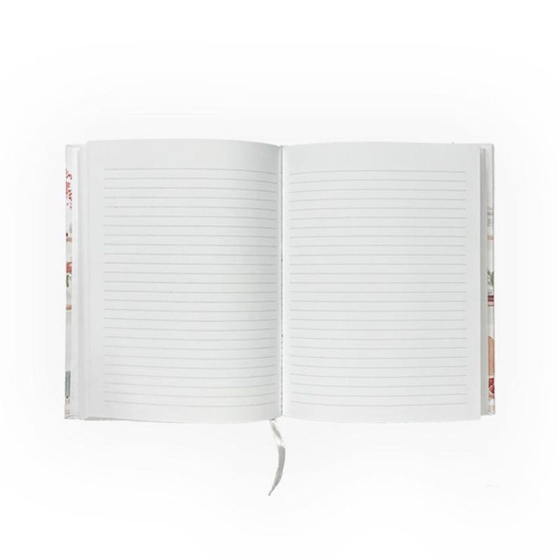 Kitchen Shelves Recipe Journal with Lined Pages - Notebook for Writing Recipes - Preppy Farmhouse Recipe Journal image 3