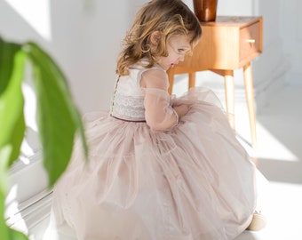 Robe de fille, fille de fleurs et robe de cérémonie