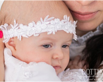 Baby Christening Headband