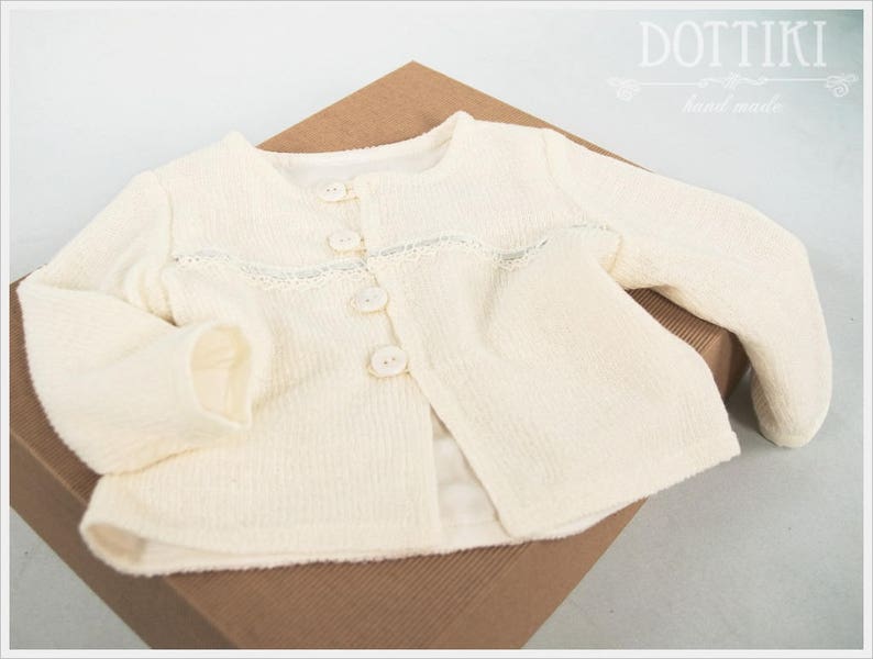 Baby Sweater Baby Boy Baptism Cardigan Boys Christening Etsy
