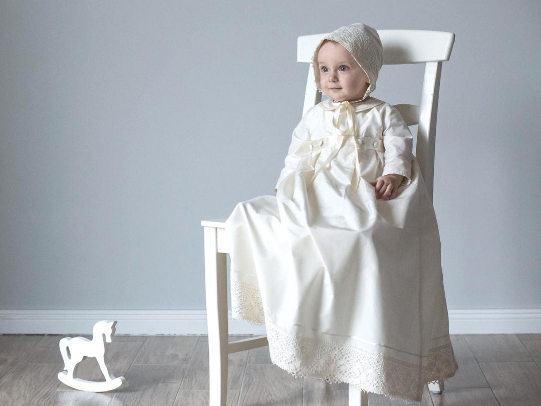 Ensemble de baptême pour bébé garçon et bébé fille Robe de