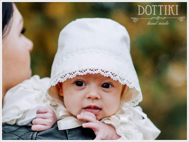 Baby Silk Baptism Hat Baby Silk Etsy