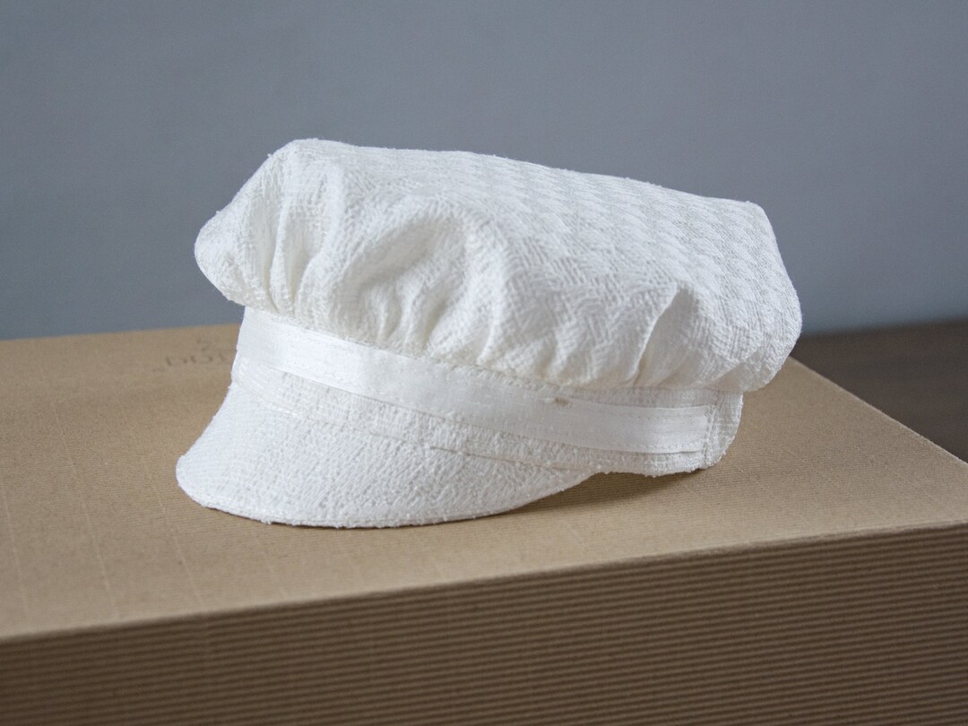 Baby Boy Baptism Silk Cap, Christening Hat Etsy