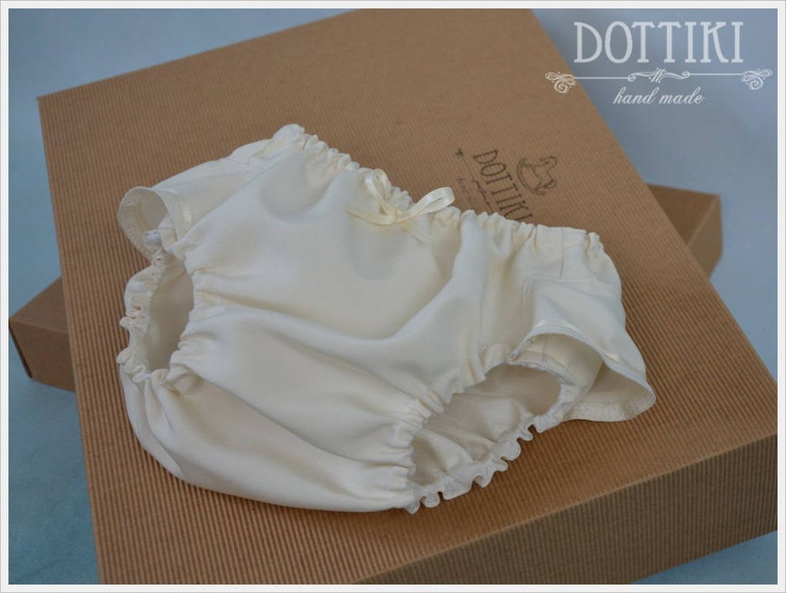 Baby Girl Baptism Diaper Cover Christening Bloomers Girls Etsy