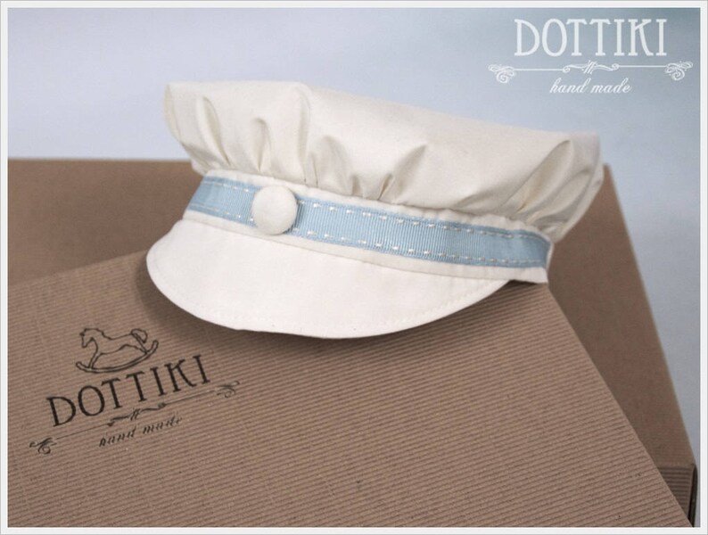 Baby Boy Cap Baptism Hat Boys Silk Cap Christening Etsy