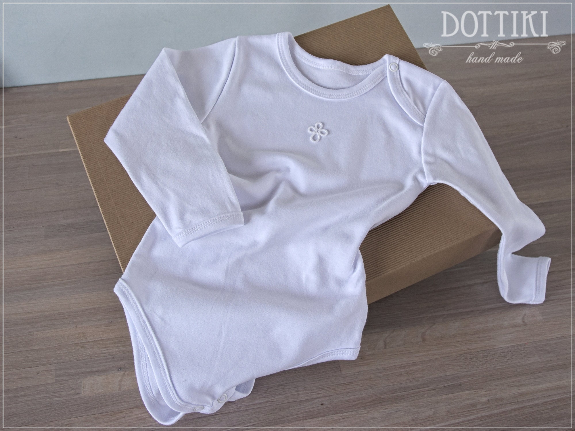 Baby White Baptism Onesie Christening Bodysuit With Cross Etsy