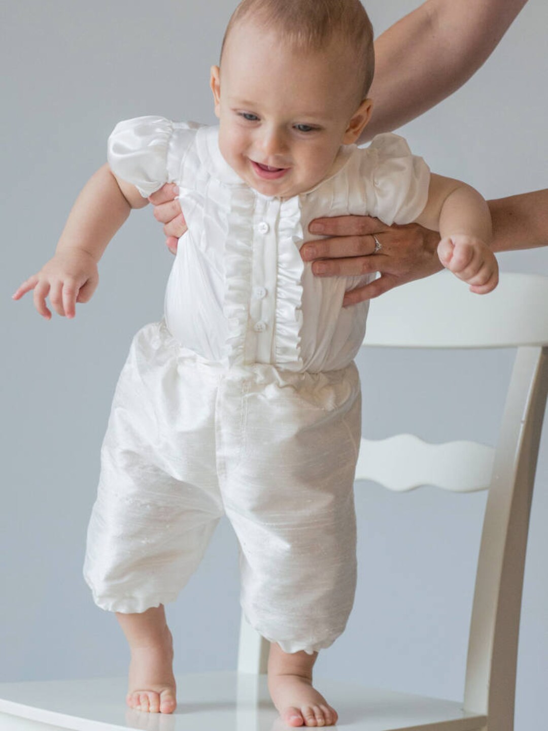 Baby Boys Baptism & Christening Outfit w/ Pants (8250)
