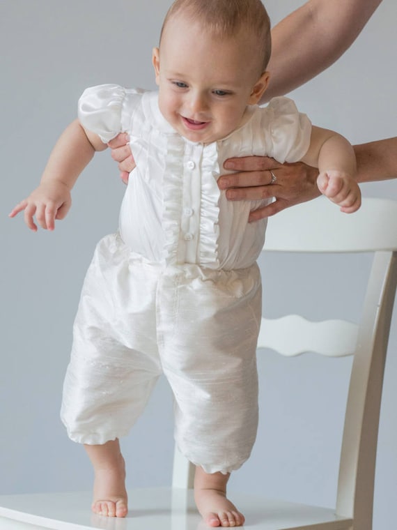 silk boy christening outfits