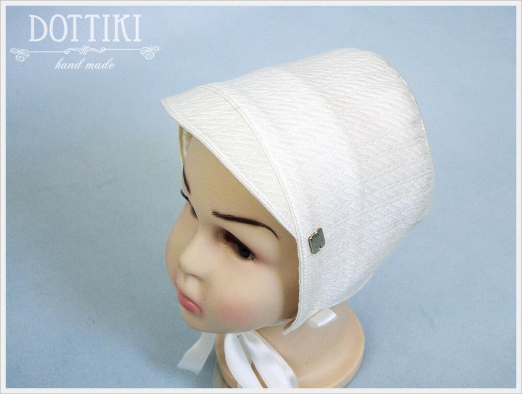 Baptism Hat Baby Boy Christening Cap Boys Silk in Etsy