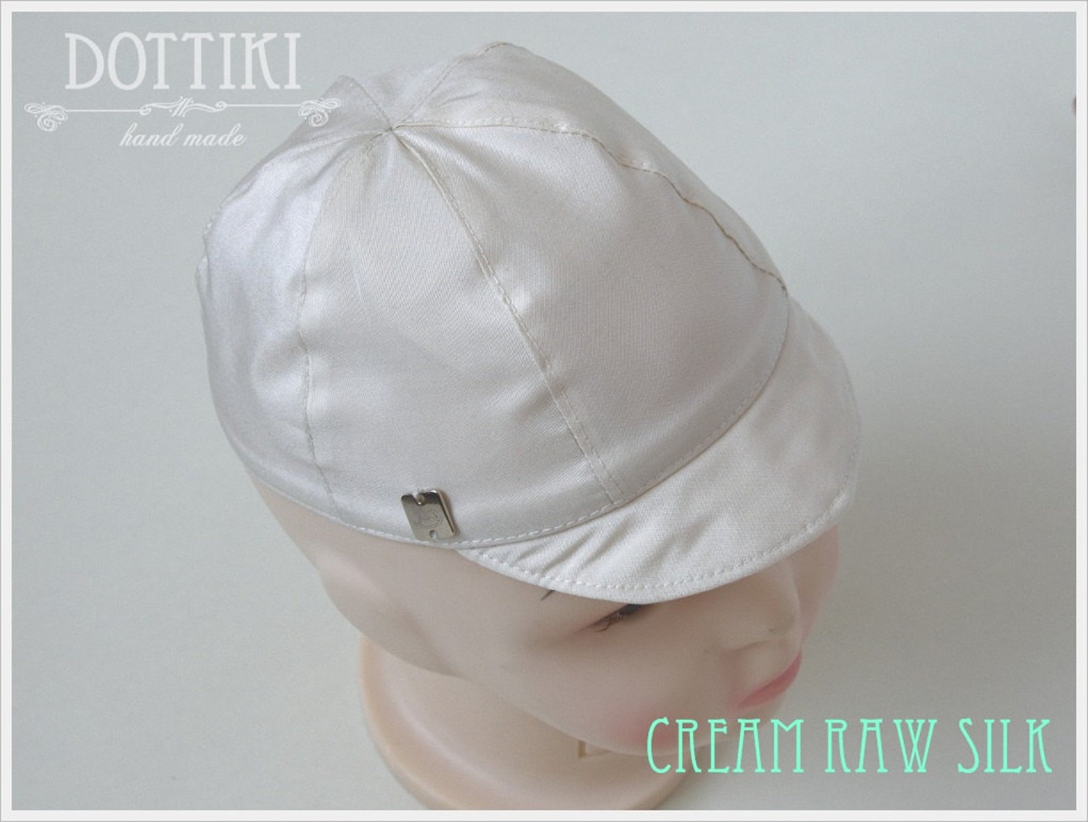 Baby Boy Hat Baptism Silk Cap Christening Hat With Peak in Etsy