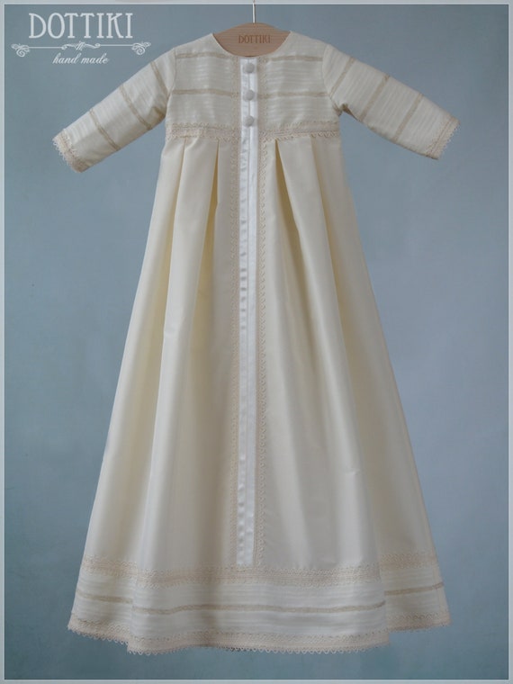baby silk gown